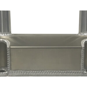 CHAMP PANS SBC LH Fab Alm Valve Cover w/2- Tubes CP1147-6