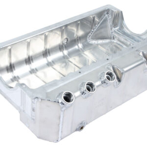 CHAMP PANS SBC Dry Sump Oil Pan w/ Dart Block #12AN ORB PRO181R3
