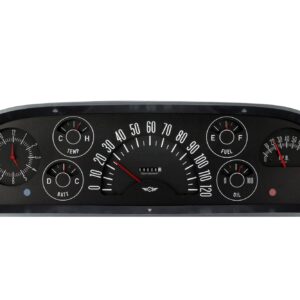 CLASSIC INSTRUMENTS 60-63 Chevy Truck Gauge Set Black CT60B