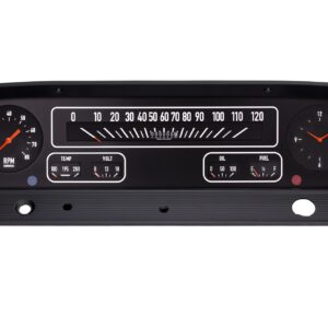 CLASSIC INSTRUMENTS 64-66 Chevy Truck Cluster Black CT64B