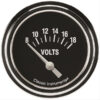 CLASSIC INSTRUMENTS Hot Rod Volt Gauge 2-5/8 Short Sweep HR230SLF