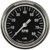 CLASSIC INSTRUMENTS Hot Rod Tachometer 2-5/8 Full Sweep HR383SLF