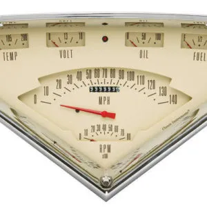 CLASSIC INSTRUMENTS Tach Force 6 Gauge Set Tan TF01T