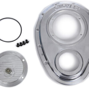CLOYES Aluminum Timing Cover - SBC w/BBC Snout 2pc. 9-229