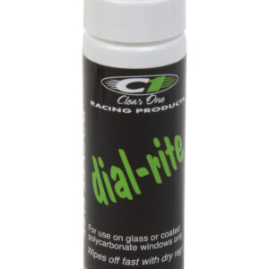 CLEAR ONE RACING PRODUCTS Dial-In Window Marker White 1oz Dial-Rite DRP1