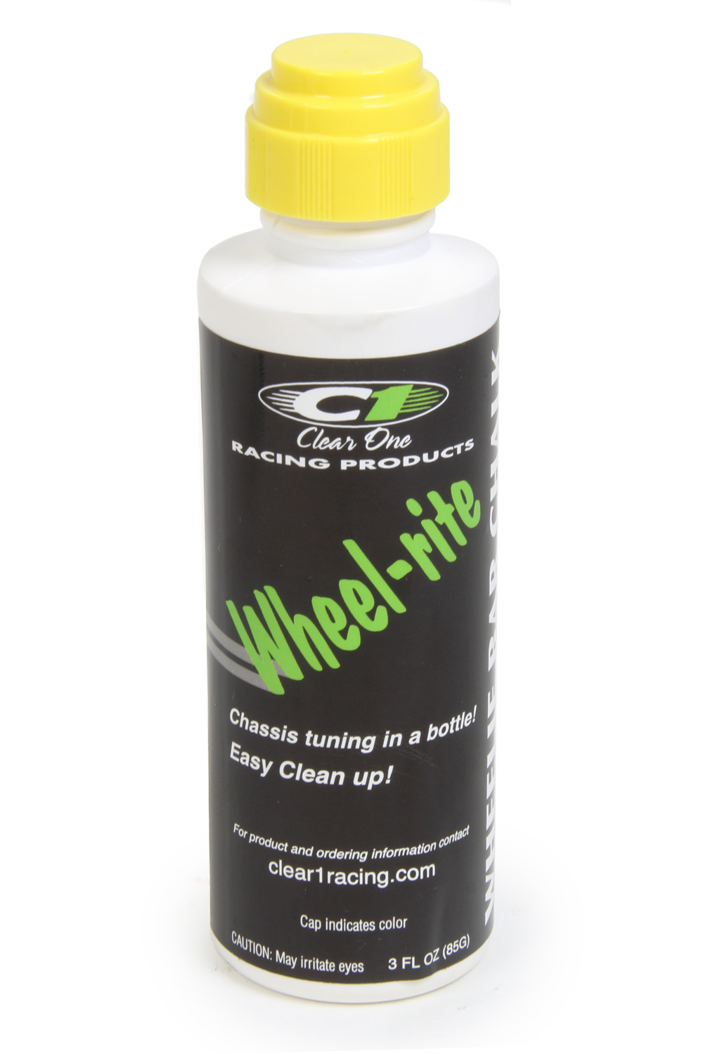 CLEAR ONE RACING PRODUCTS Wheelie Bar Chalk Yellow 3oz WRC2
