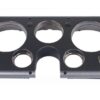 CLAYTON MACHINE WORKS Gauge Bezel 67-72 GM P/U Brushed With Gray 6772-B