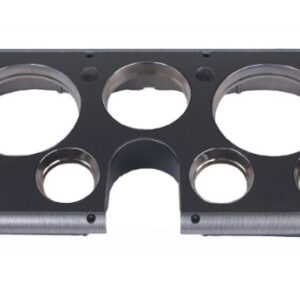 CLAYTON MACHINE WORKS Gauge Bezel 67-72 GM P/U Brushed With Gray 6772-B