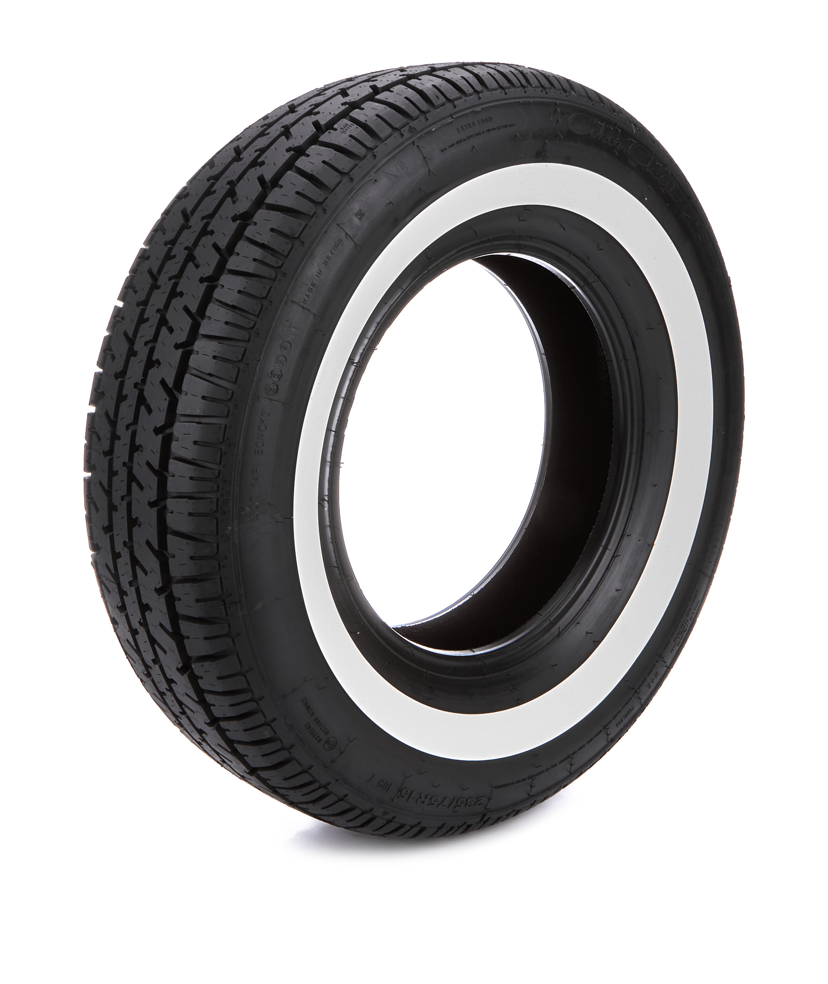 COKER TIRE 235/75R15 Classic SS Tire 1.6in Whitewall 738110