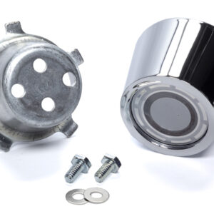 COKER TIRE Magnum 500 Bullseye Hub Cap Chrome MRMCCR