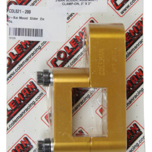 COLEMAN RACING PRODUCTS J-Bar Mount  Slider  2in Sq. 821-200