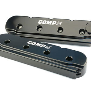 COMP CAMS GM LS Billet Valve Cover Set Black Finish 291