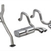 CORSA PERFORMANCE 2.5in Cat-Back  Dual Rea r Exit with Twin 3.5in P 14111CB
