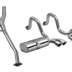 CORSA PERFORMANCE 2.5in Cat-Back  Dual Rea r Exit with Twin 3.5in P 14111CB