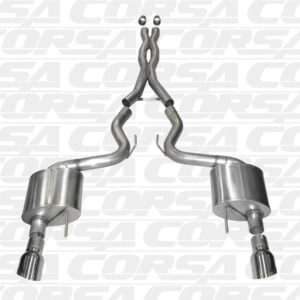 CORSA PERFORMANCE 15-   Mustang 5.0L Cat Back Exhaust System 14328