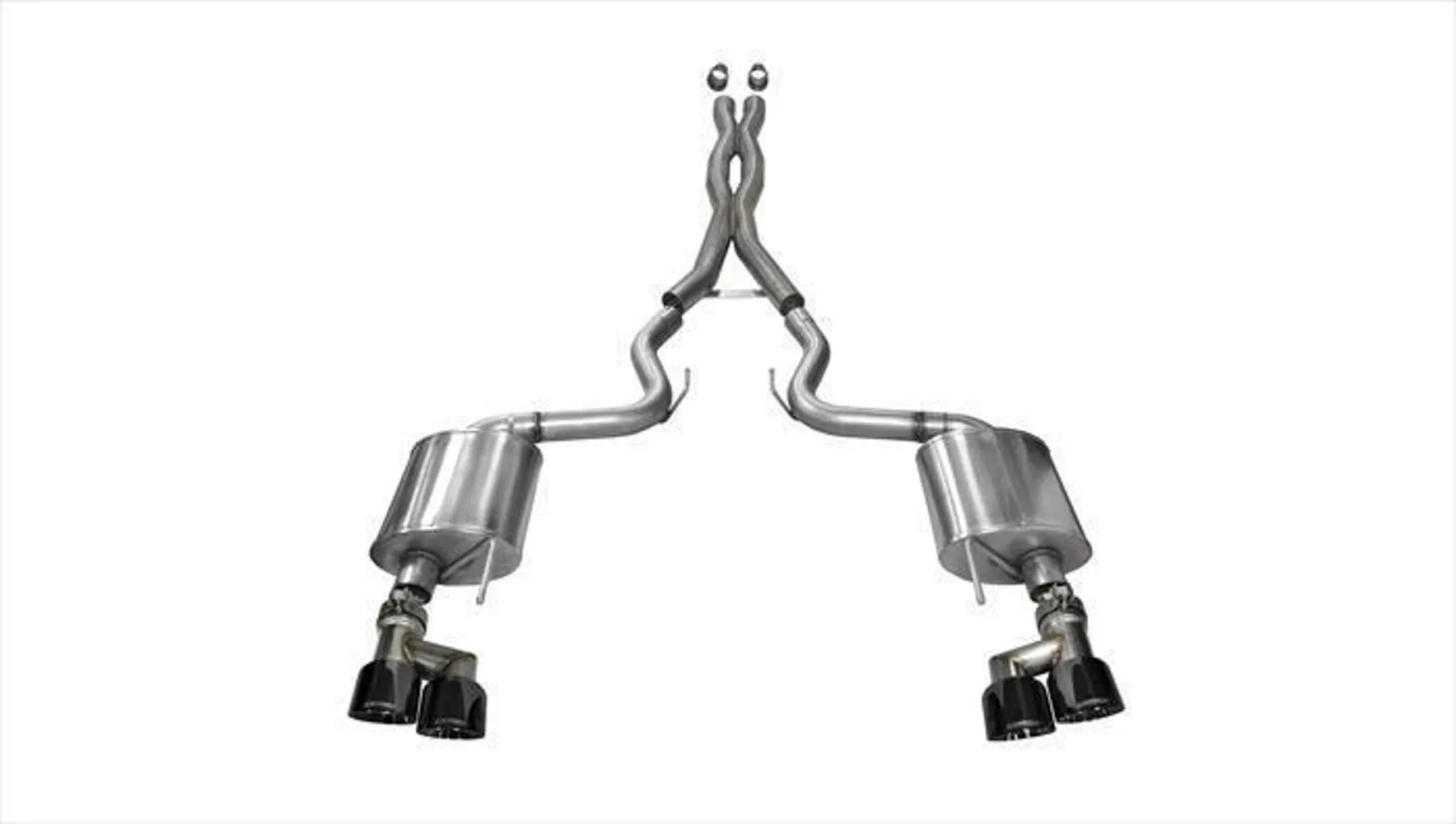 CORSA PERFORMANCE Exhaust Cat-Back - 3.0in Dual Rear Exit 14337BLK
