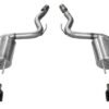 CORSA PERFORMANCE Exhaust Axle-Back - 2.75 in Dual Rear Exit 14784BLK