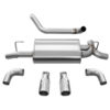 CORSA PERFORMANCE 18-   Jeep JL 3.6L Axle Back Exhaust 21014