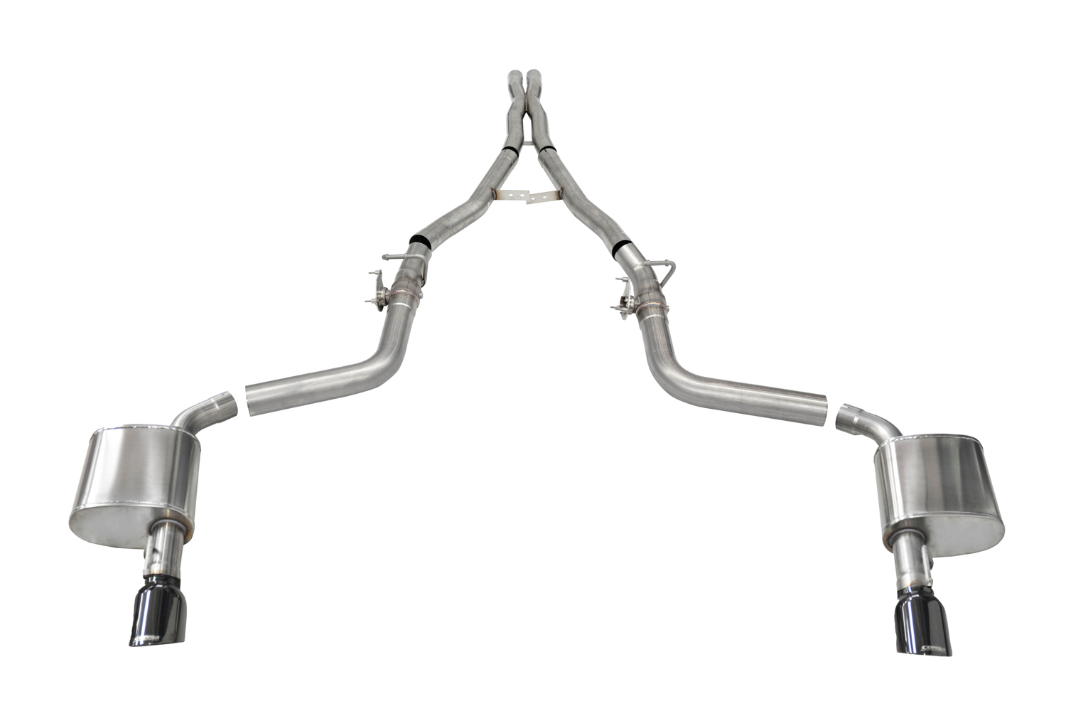 CORSA PERFORMANCE 15-22 Dodge Charger 6.4L Cat Back Exhaust 21072BLK