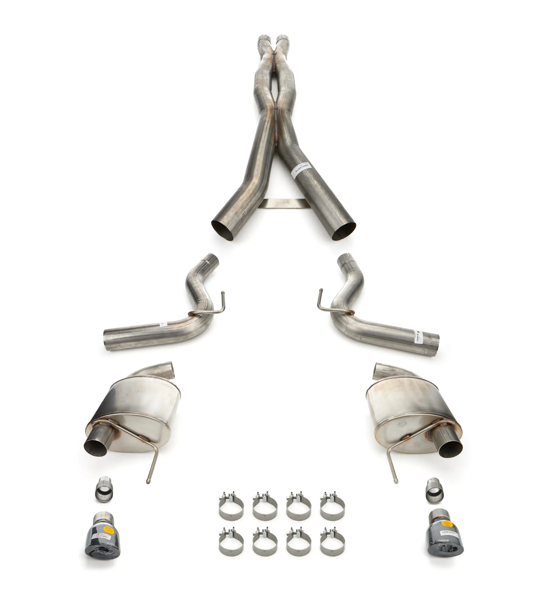 CORSA PERFORMANCE 24- Mustang 5.0L Cat Back Exhaust 21250BLK
