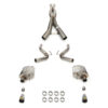 CORSA PERFORMANCE 24-   Mustang 5.0L Cat Back Exhaust 21251BLK