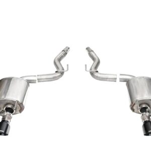 CORSA PERFORMANCE 24-   Mustang Dark Horse 5.0L Axle Back Exhaust 21267BLK