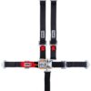 CROW SAFETY GEAR 2X2 5-Way Latch & Link Harness BI/W/A Lap Belt 11004-2
