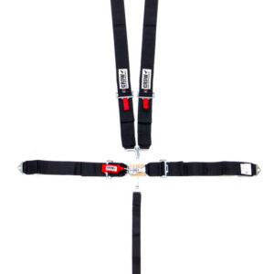 CROW SAFETY GEAR 5-Pt Harness Small Latch Blk Bolt In Pull Down 11004