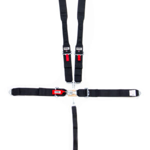 CROW SAFETY GEAR 5-Pt Harness Small Latch Blk Hans Bolt In Pull Do 11004DB