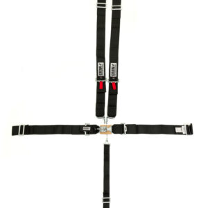 CROW SAFETY GEAR 5-Pt Harness Small Latch Blk Wrap Around Pull Dow 11014