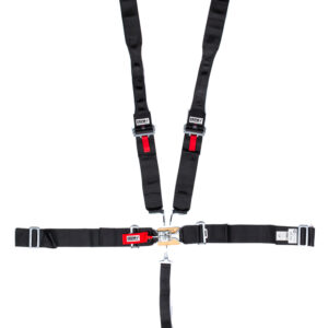 CROW SAFETY GEAR 5-Pt Harness Small Latch Blk Hans Wrap Around Pul 11014DB