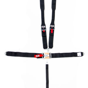 CROW SAFETY GEAR 5-Pt Harness Big Latch Blk Hans Bolt In Pull Do 11064DB