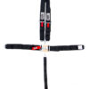 CROW SAFETY GEAR 5-Pt Harness Big Latch Blk Bolt In V Type 11084A