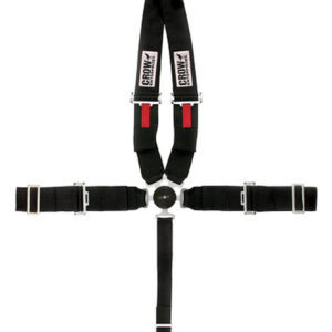 CROW SAFETY GEAR Cam Lock 5 Point Wrap Around Pull Up Adj Black 11114D