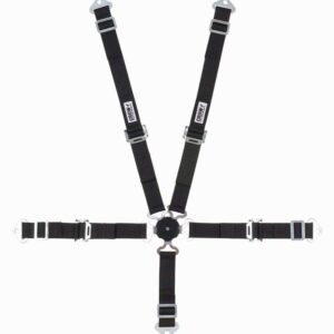 CROW SAFETY GEAR 5-Pt Harness 2in Cam Lock Blk Pull Up 11174A