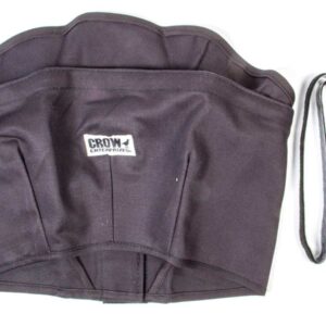 CROW SAFETY GEAR Helmet Skirt Black Velcro Attachment 20174