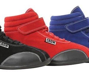CROW SAFETY GEAR Mid Top Shoes Black Size 3 22030BK