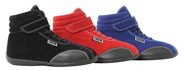 CROW SAFETY GEAR Mid Top Shoes Black Size 3 22030BK