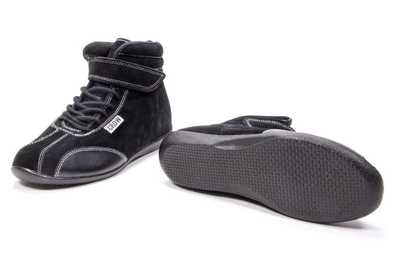 CROW SAFETY GEAR Shoe Mid Top Black Size 5 22500BK