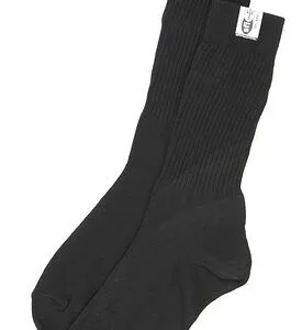 CROW SAFETY GEAR Black FR Blend SFI 3.3 Sock X-Large 12-13 29118B