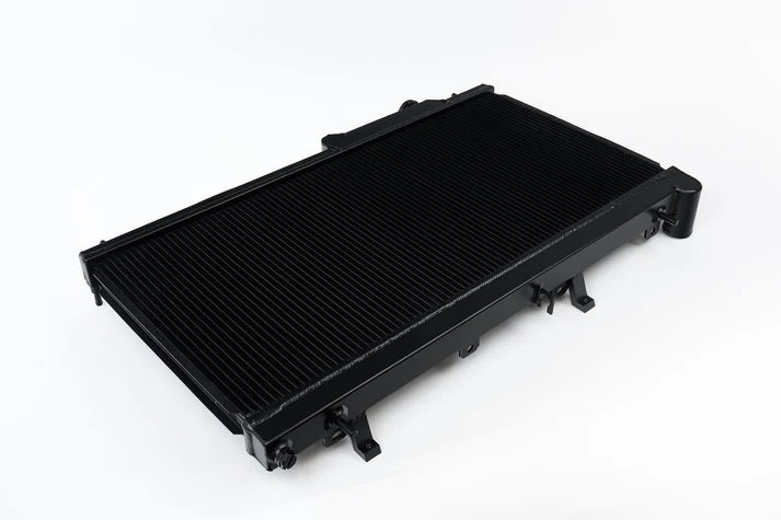 CSF COOLING Radiator 08-14 WRX / STI 15-21 WRX Black 7094B