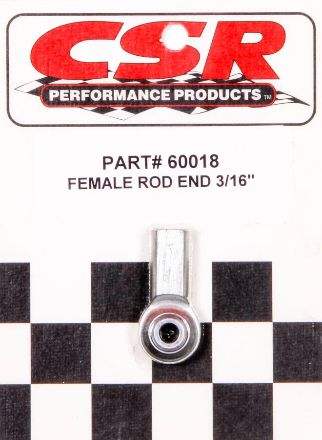 CSR PERFORMANCE 3/16in Female Rod End 60018