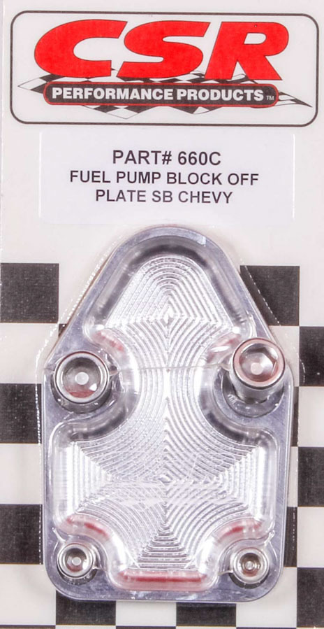 CSR PERFORMANCE SBC F/P Block-Off Plate - Clear 660C