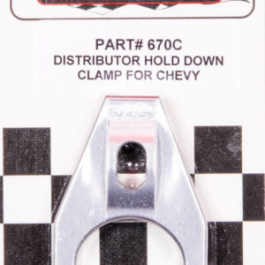 CSR PERFORMANCE Chevy Distributor Hold Down Clamp - Clear 670C
