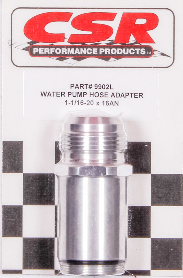 CSR PERFORMANCE Water Pump Hose Adapter - 1-1/4 x 16an 9902L