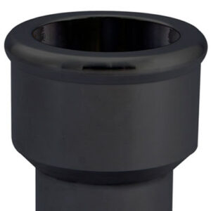 CVR PERFORMANCE Fitting 1-3/4 Water Pump Inlet Black 8175BK