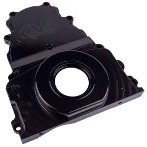 CVR PERFORMANCE GM LS Billet Timing Cover 2-Piece Black TC2327BK