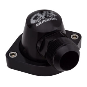 CVR PERFORMANCE Thermostat Housing GM LS w/16AN - Black TSH5ABK