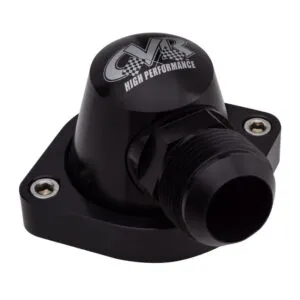 CVR PERFORMANCE Thermostat Housing GM LS w/16AN - Black TSH5ABK