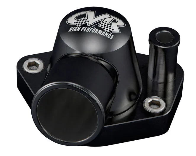 CVR PERFORMANCE Thermostat Housing SBF 289/302 w/ 1-1/2 Black TSH7BK